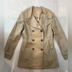 Vintage Juicy Couture Double-Breasted Mid Length Trench Coat